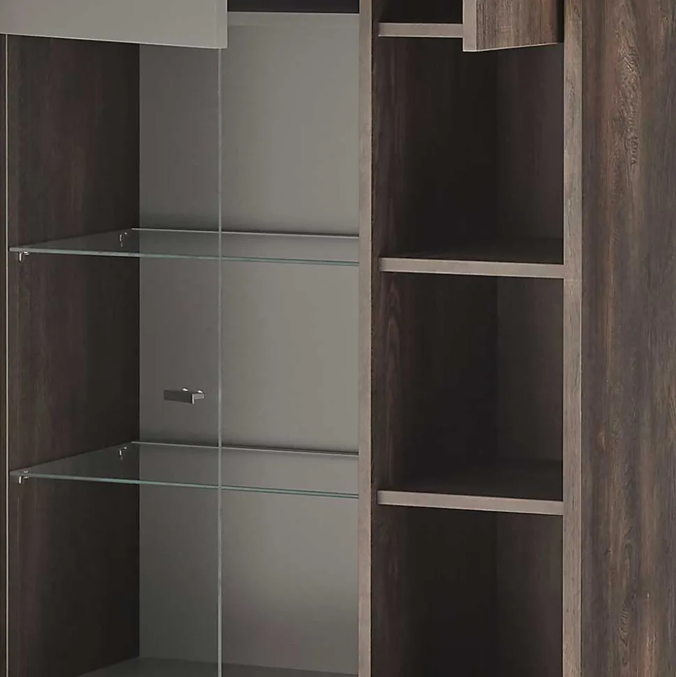 Design TV Anbauwand Möbelset - Mundo (vierteilig)