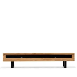 Design TV Lowboard aus Eiche gebürstet & geölt - Ventida