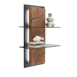 Design Wandregal mit Beleuchtung - Drinidad