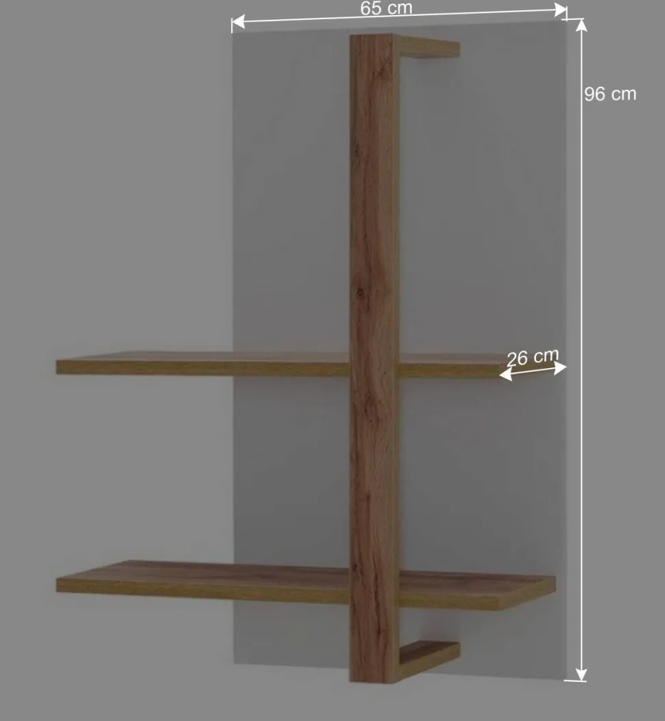 Design Wohnkombination mit Licht - Caldri (dreiteilig)