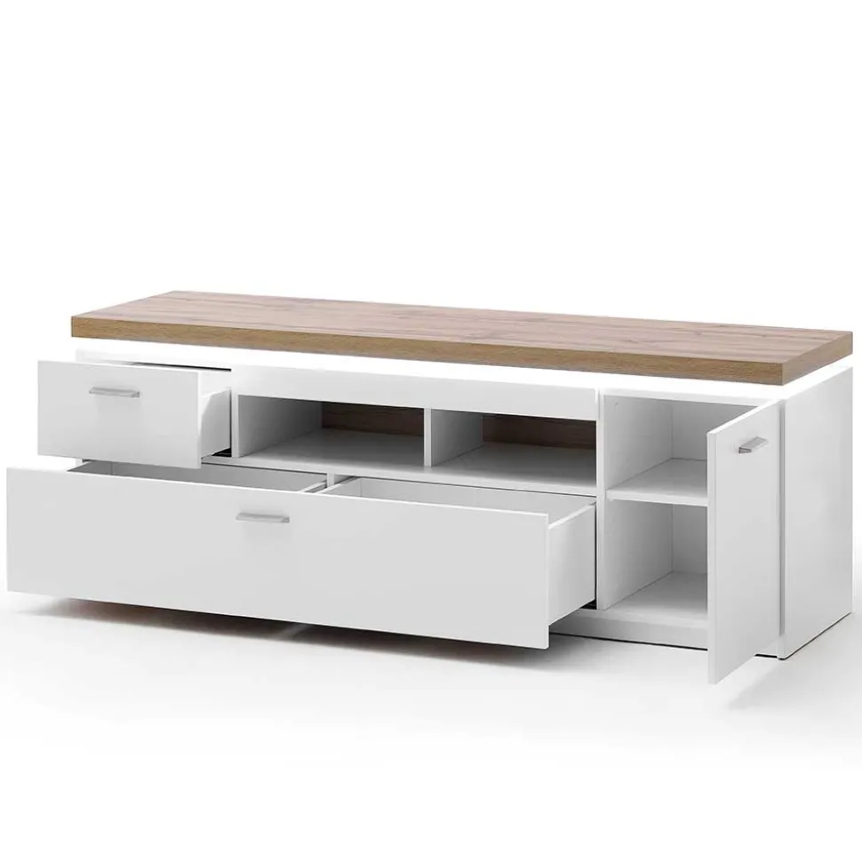 Design Wohnkombination mit Licht - Caldri (dreiteilig)