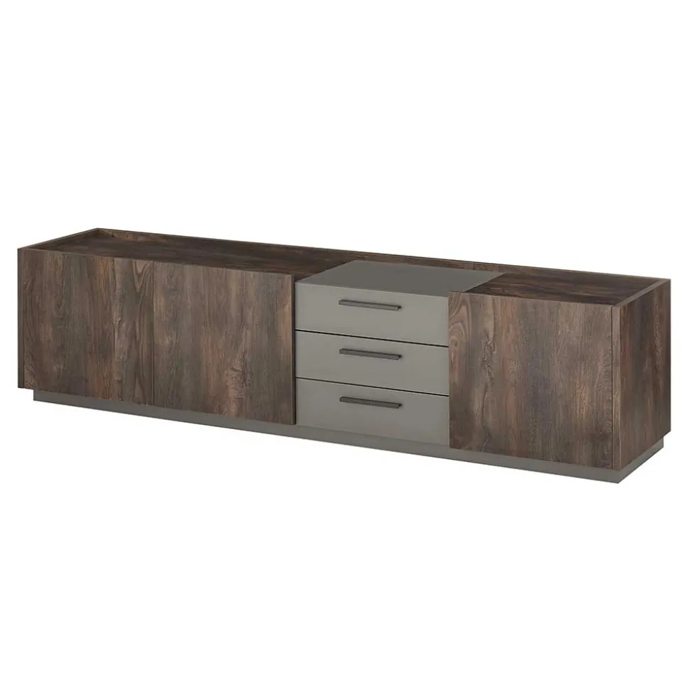 Design Wohnwand Kombi modern - Mundo (dreiteilig)