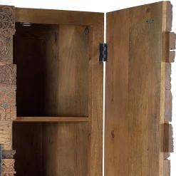 Design Wohnzimmerschrank aus Mangoholz rustikal - Lacid