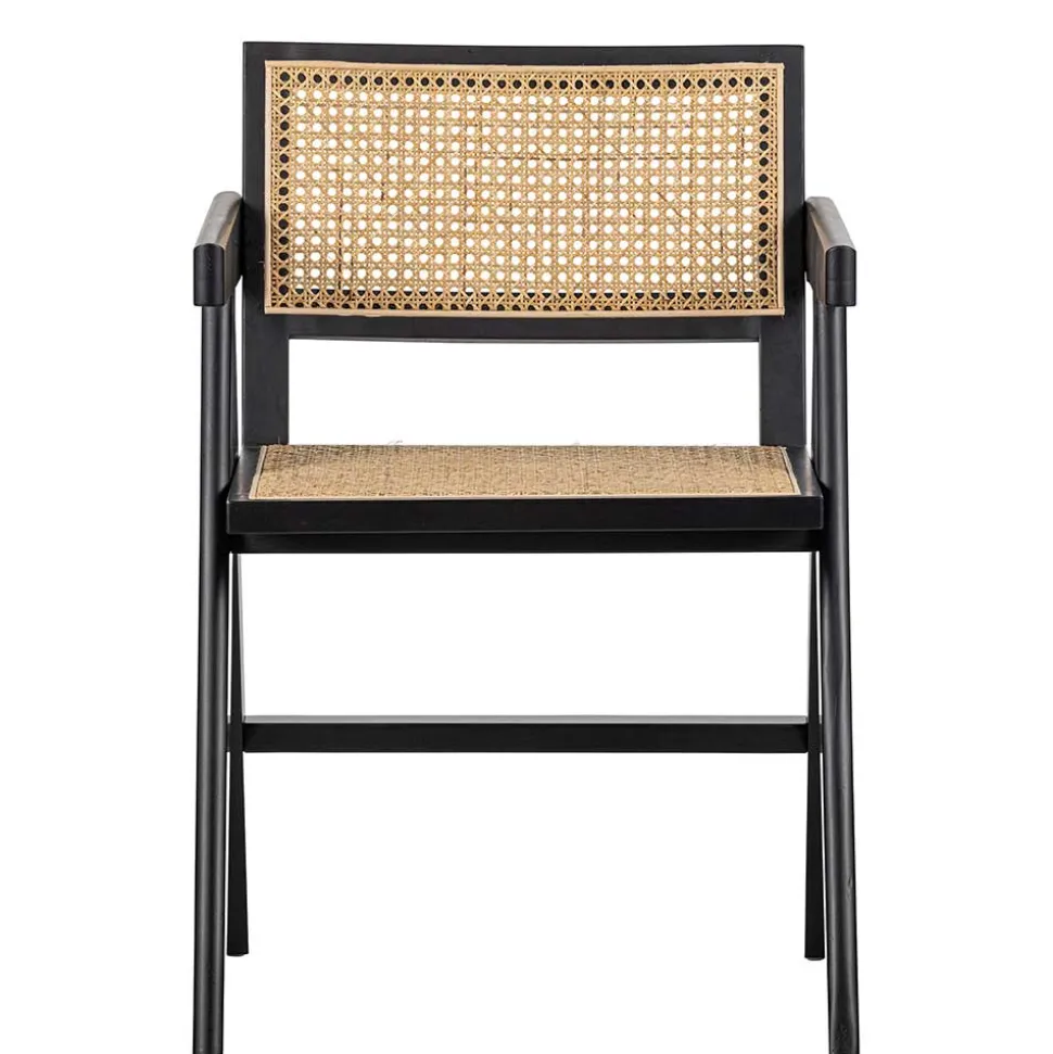 Designer Armlehnenstuhl aus Rattan Wiener Geflecht - Leano