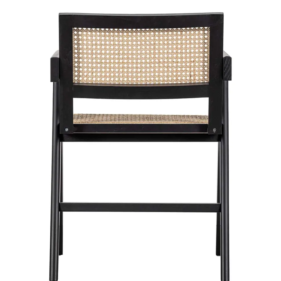 Designer Armlehnenstuhl aus Rattan Wiener Geflecht - Leano