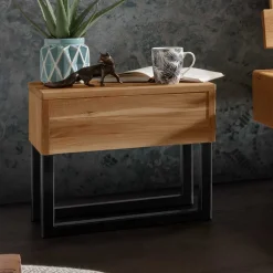 Designer Balkenbett mit LED Beleuchtung - Syrecs