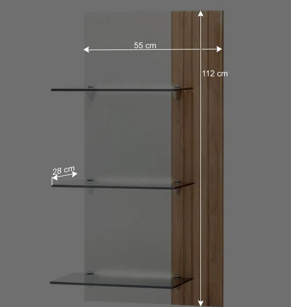 Designer TV Wohnwand in Weiß - Miloris (dreiteilig)