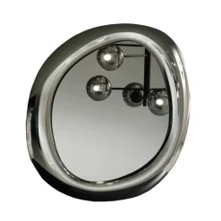 Designer Wandspiegel in Rauchgrau - Bostina