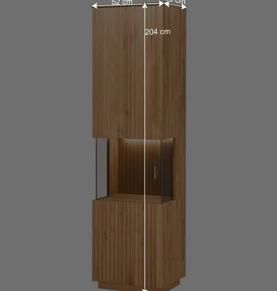 Designer Wohnwand Möbel 290 cm breit - Miloris (dreiteilig)