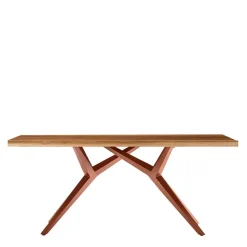 Design-Esstisch aus Altholz Teak - Canarie