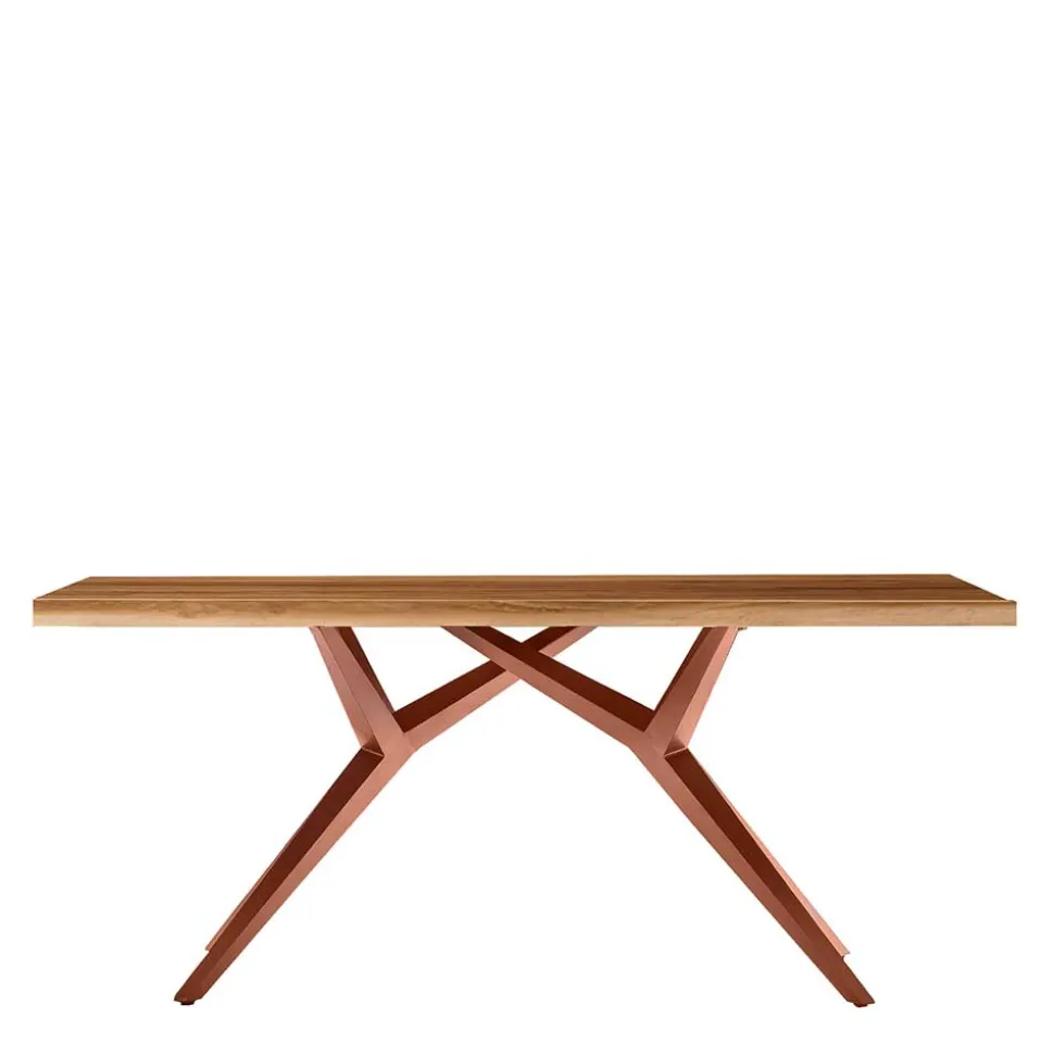 Design-Esstisch aus Altholz Teak - Canarie