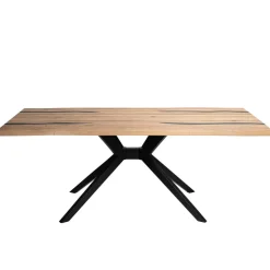 Design-Esstisch mit Baumkanten - Slavidra