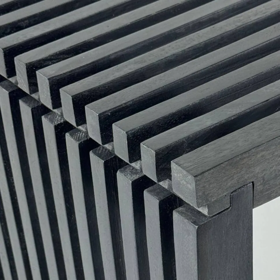 Design-Garderobenbank in Schwarz - Andarina