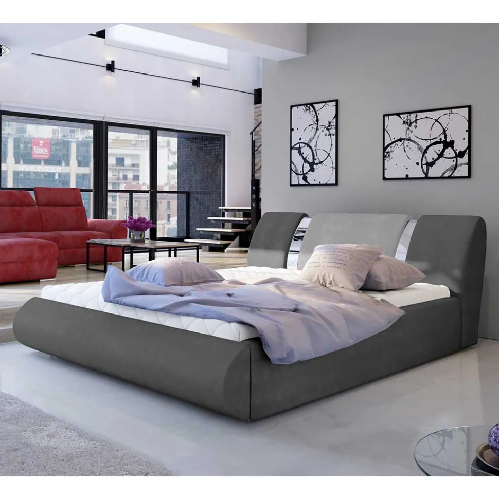 Design-Polsterbett inklusive Lattenrost - Cioara