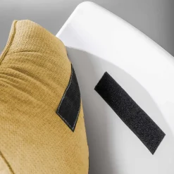 Designsessel in Gelb und Weiß - Navarra (2er Set)