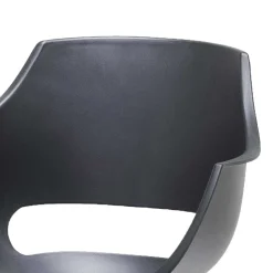 Designstühle mit Armlehnen in Grau - Lewis (4er Set)