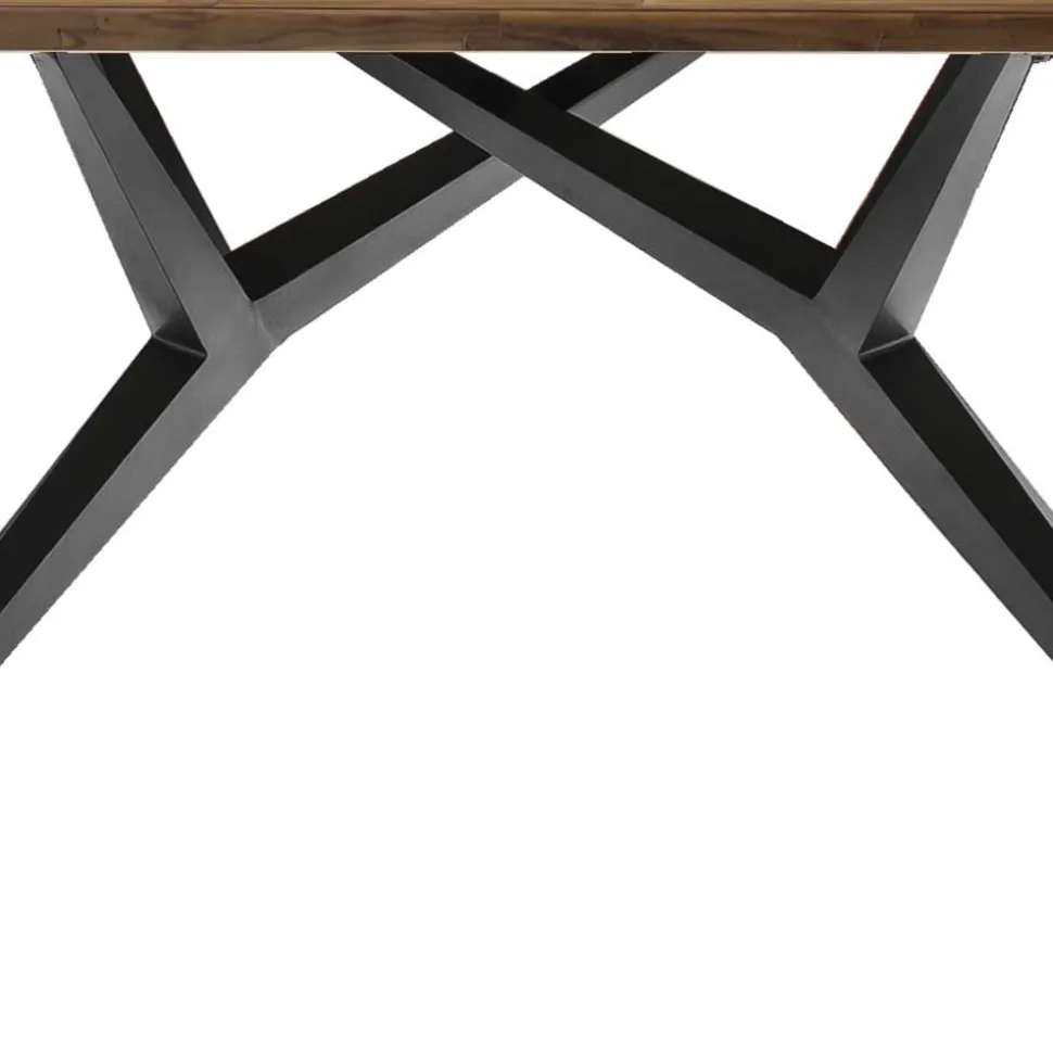 Designtisch aus Recyclingholz Teak - Emina