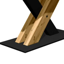 Designtisch mit Naturkante aus Eiche - Ligurian