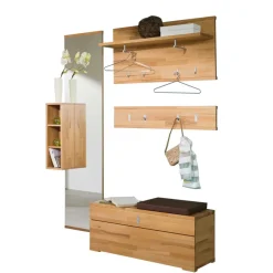 Dielen Set Wislama aus Kernbuche Massivholz (fünfteilig)