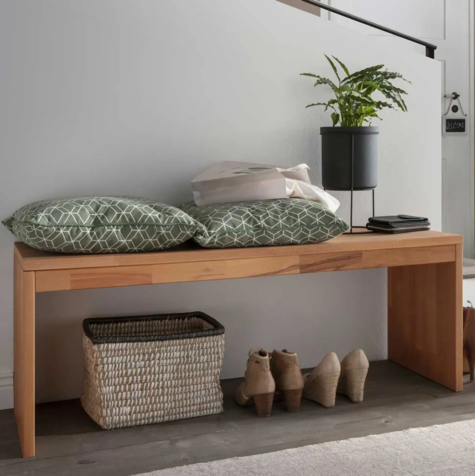 Dielenbank aus Massivholz Buche - Shimousa