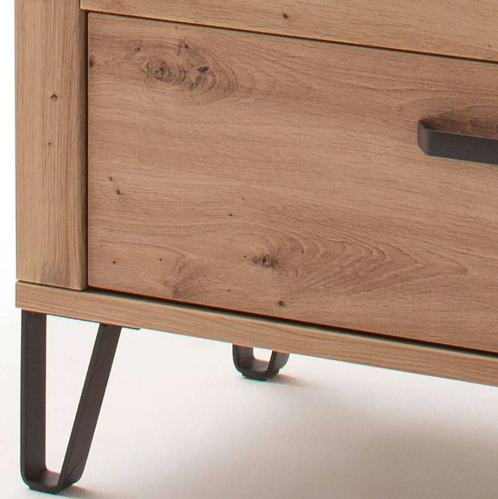 Dielenbank in Wildeiche Optik - Carry