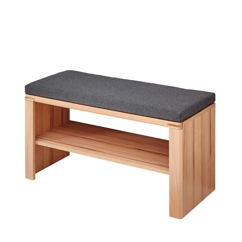 Dielenbank mit Schuhablage in Kernbuche - Viktorion