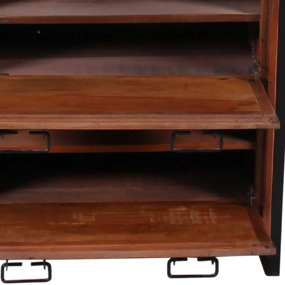 Dielenmöbel im Shabby Chic Set - Ensley (fünfteilig)