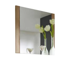 Dielenspiegel Leyrina mit Holzrahmen