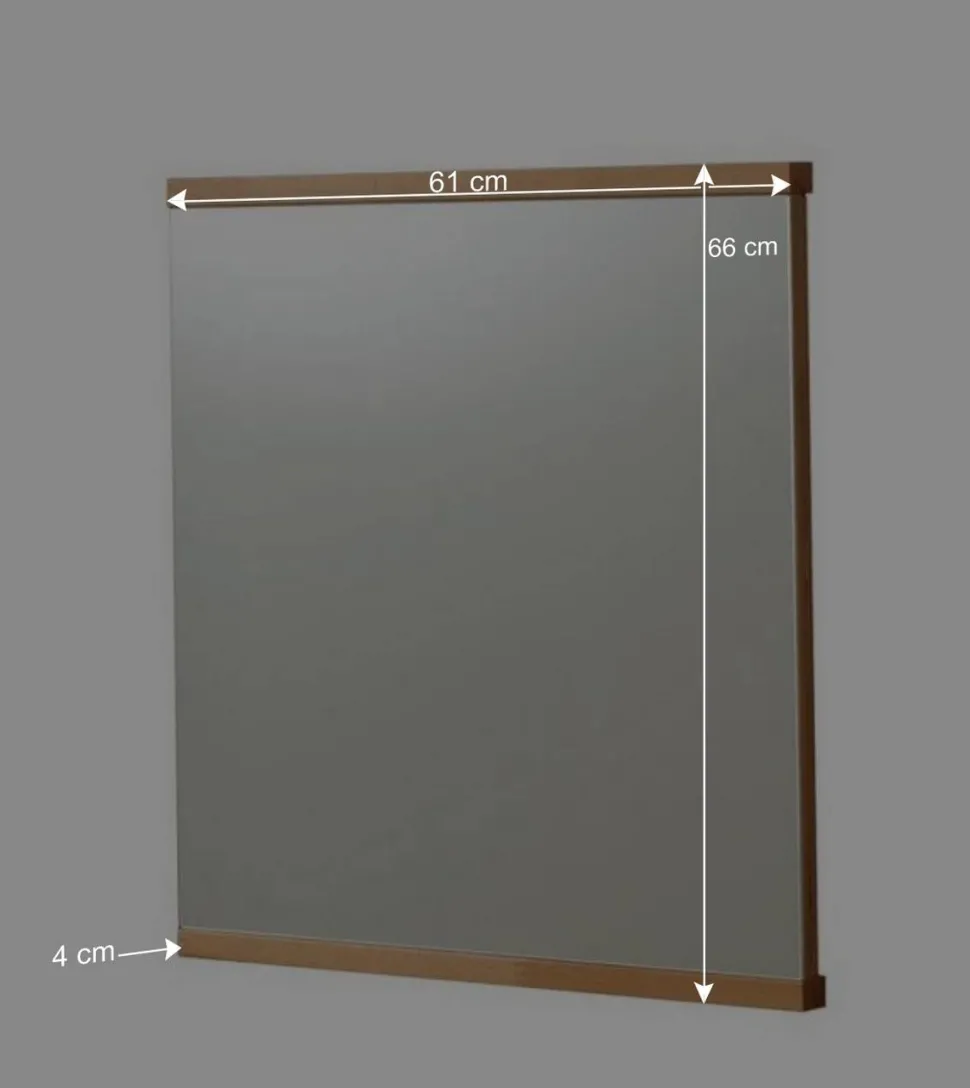 Dielenspiegel Wislama aus Kernbuche Massivholz