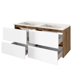 Doppel Waschplatz & Bad Möbel - Maklesa (dreiteilig)