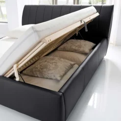 Doppelbett Bermuda aus Kunstleder