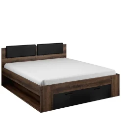 Doppelbett mit Sockel und Stauraum - Ulpro