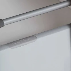 Doppel-Waschkonsole mit schwarzen Becken - Crystoga