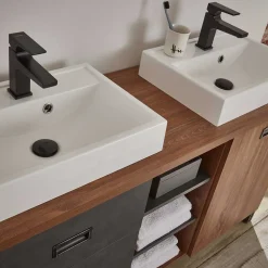 Doppel-Waschplatz & zwei Spiegel - Forawas (dreiteilig)