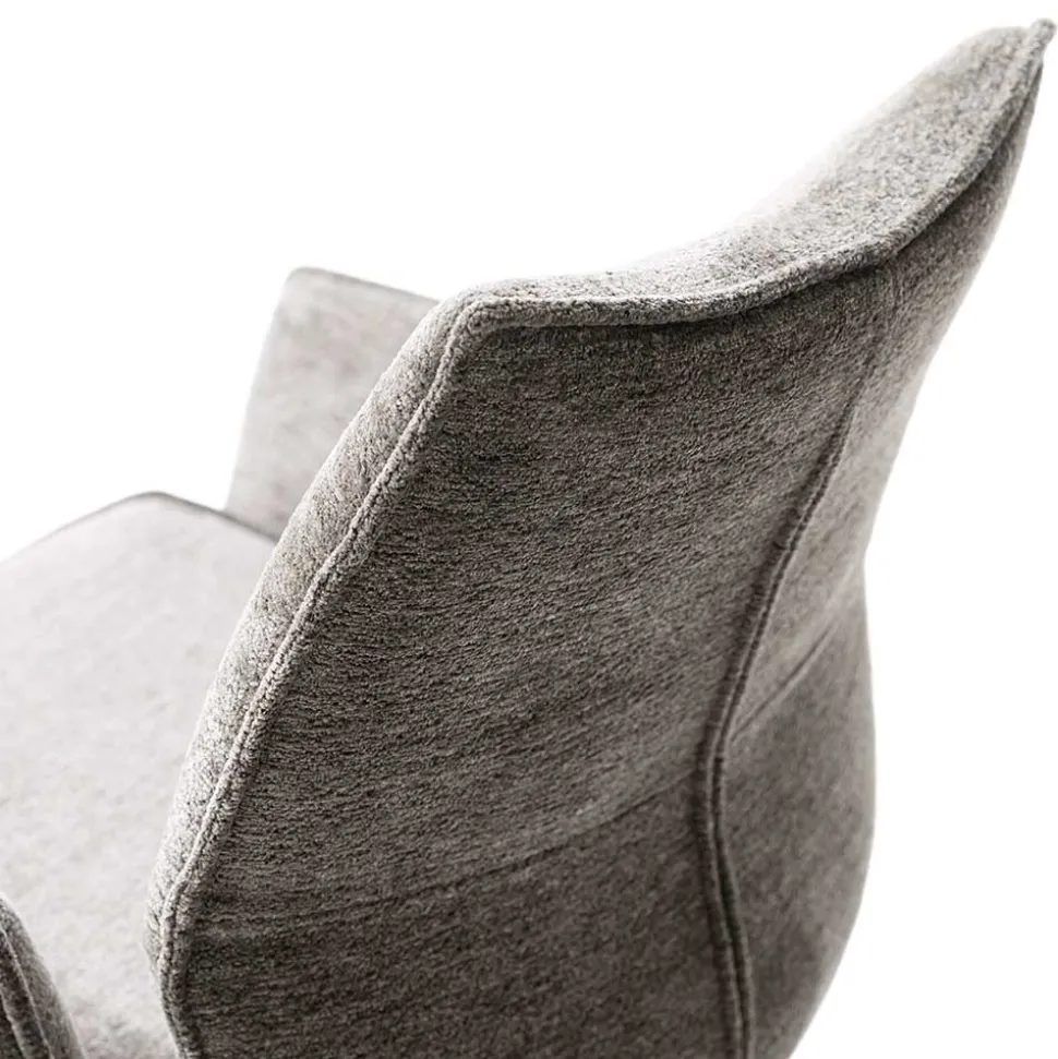 Drehbare Armlehnenstühle mit Taschenfederkern - Obanya (2er Set)