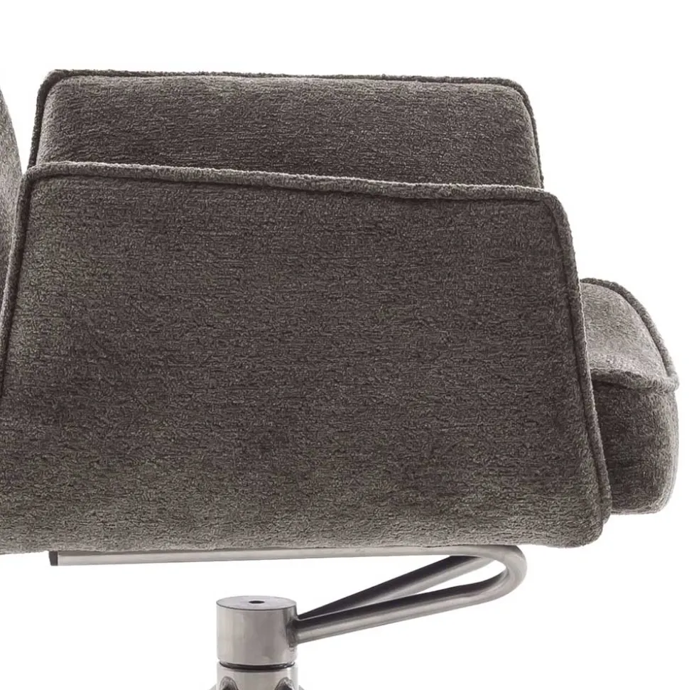 Drehbare Armlehnenstühle mit Taschenfederkern - Obanya (2er Set)