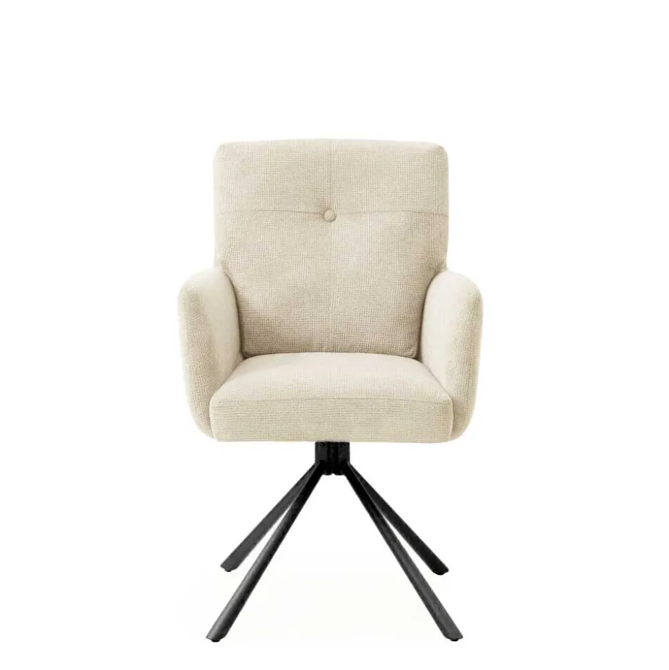 Drehbare Armlehnstühle in Beige - Laans (2er Set)