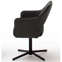 Drehbare Esszimmerstühle mit Armlehnen - Bergen (2er Set)