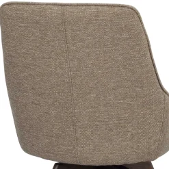 Drehbare Polsterstühle in Beigegrau - Lucky (2er Set)