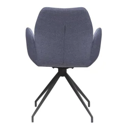 Drehbarer Armlehnenstuhl in Dunkelgrau - Bowies