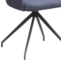 Drehbarer Armlehnenstuhl in Dunkelgrau - Bowies