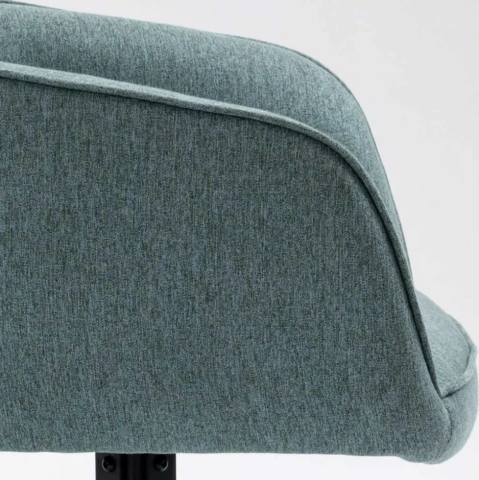 Drehbarer Armlehnenstuhl in Türkis - Maior (2er Set)