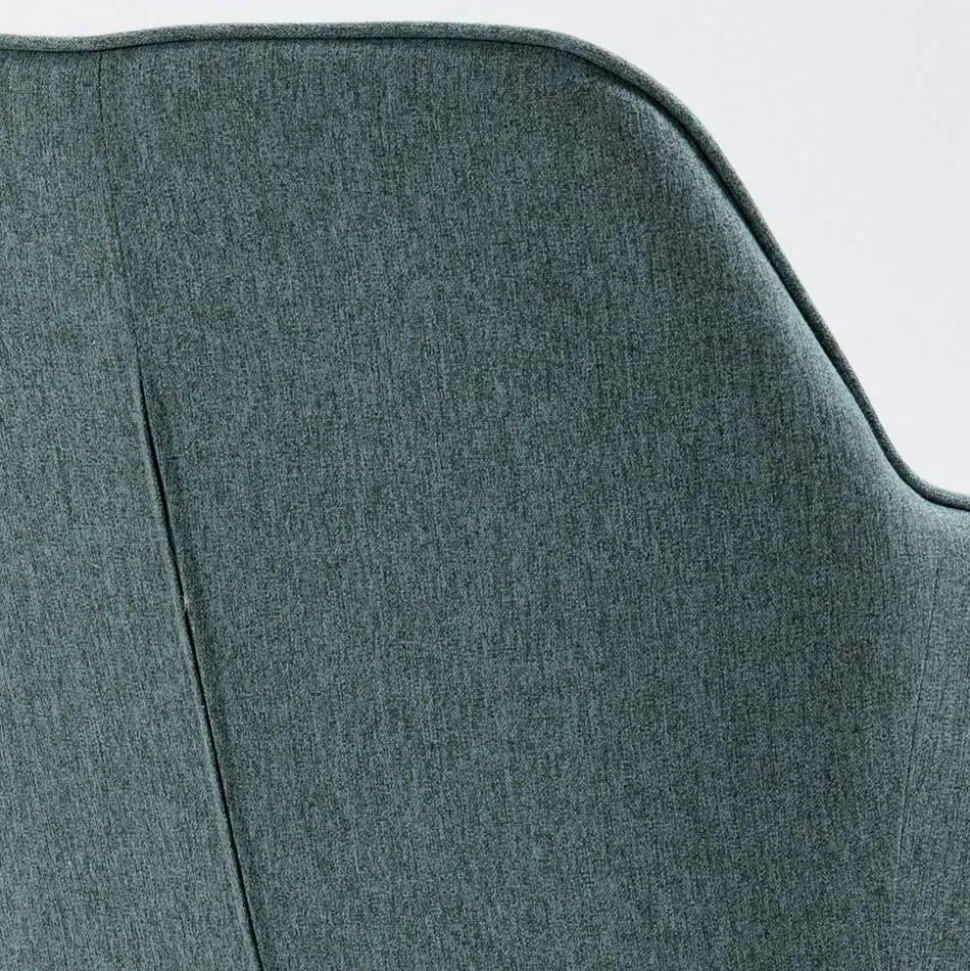 Drehbarer Armlehnenstuhl in Türkis - Maior (2er Set)