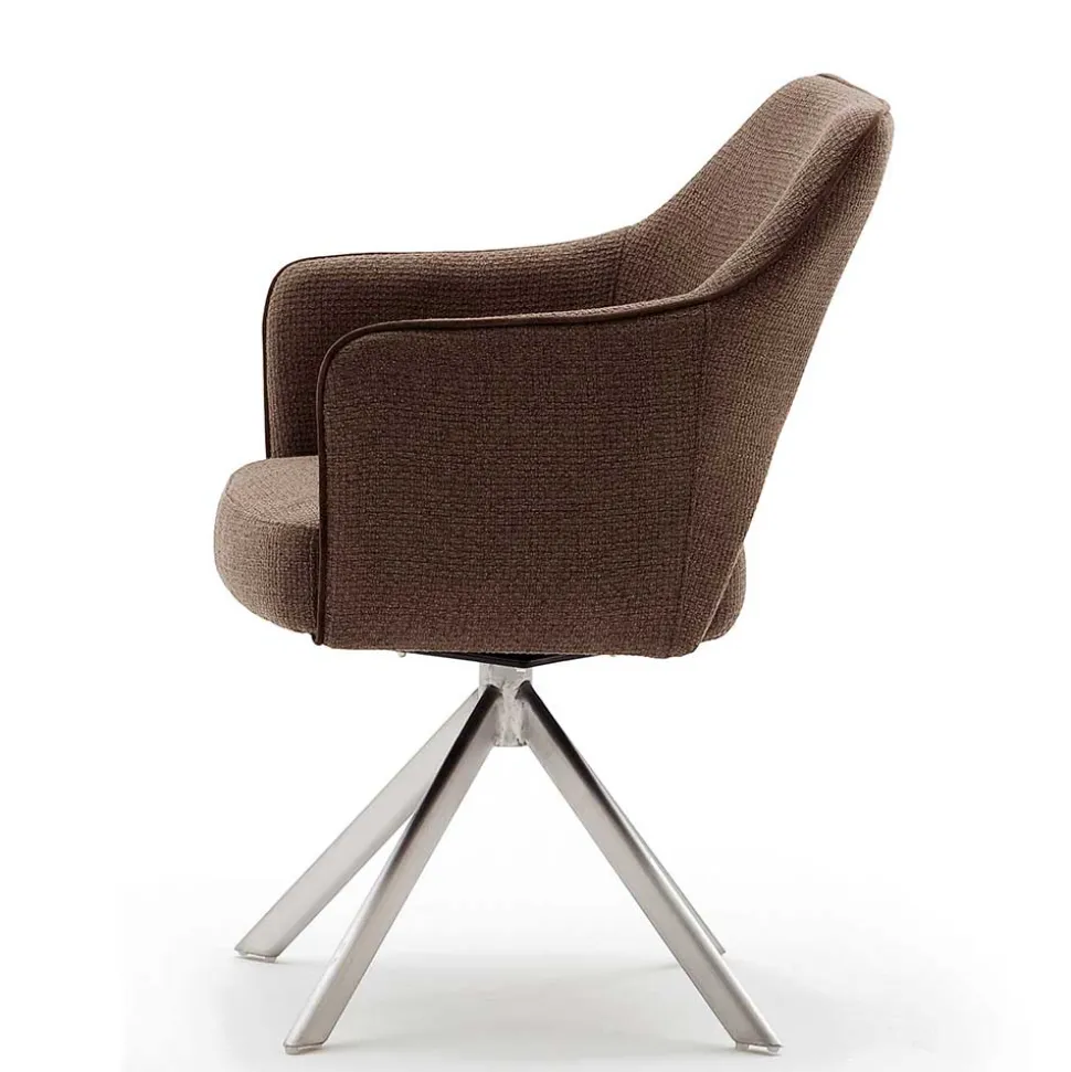 Drehbarer Armlehnenstuhl fürs Esszimmer - Mailak (2er Set)