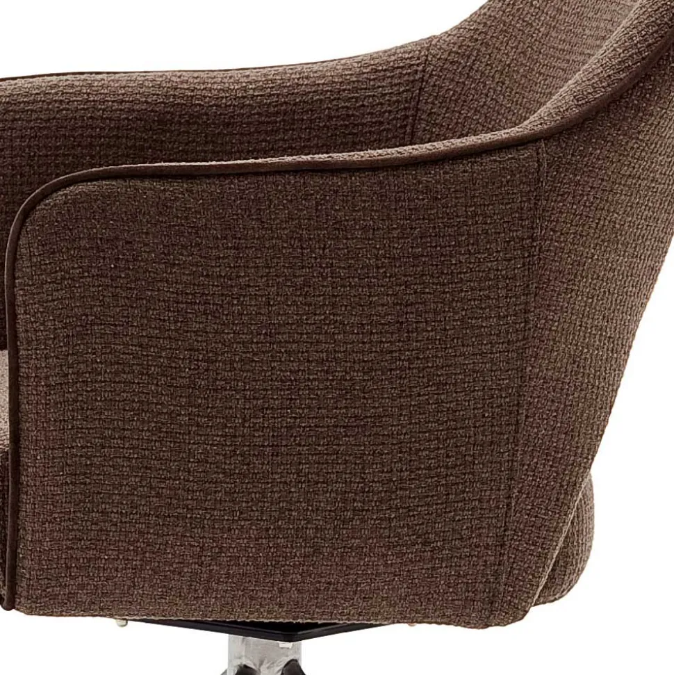 Drehbarer Armlehnenstuhl fürs Esszimmer - Mailak (2er Set)