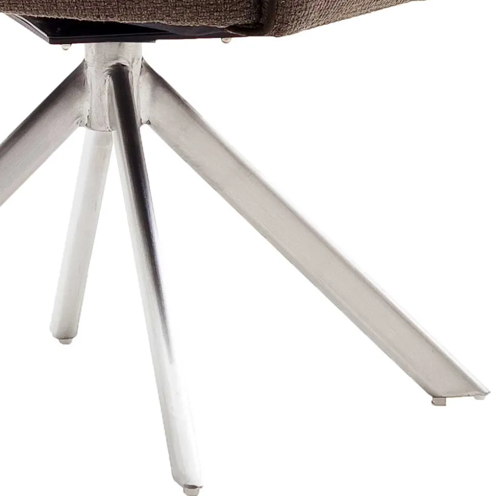 Drehbarer Armlehnenstuhl fürs Esszimmer - Mailak (2er Set)