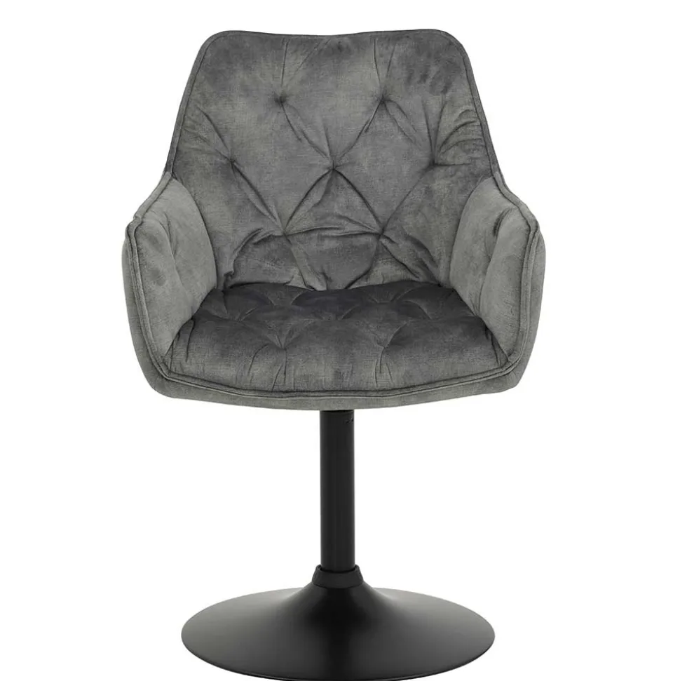 Drehbarer Armlehnenstuhl mit Tellerfuß - Odense (2er Set)