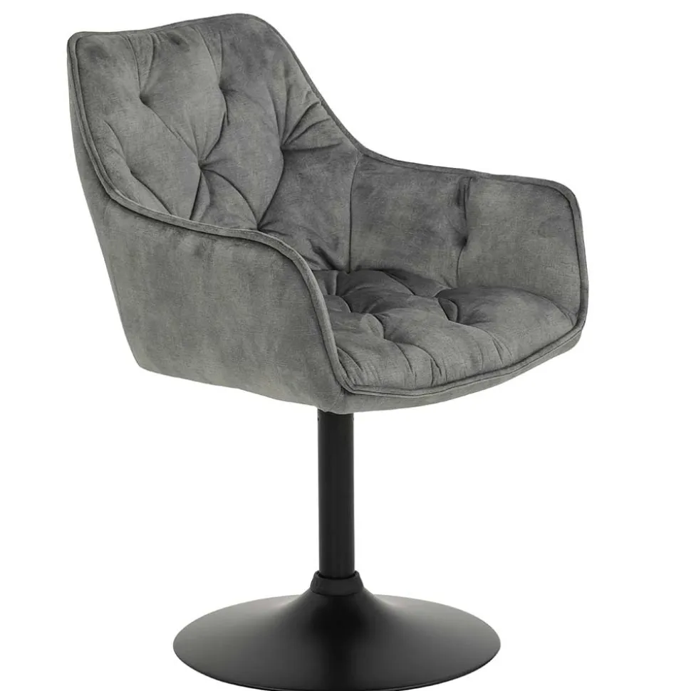 Drehbarer Armlehnenstuhl mit Tellerfuß - Odense (2er Set)