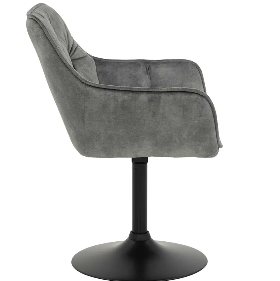 Drehbarer Armlehnenstuhl mit Tellerfuß - Odense (2er Set)