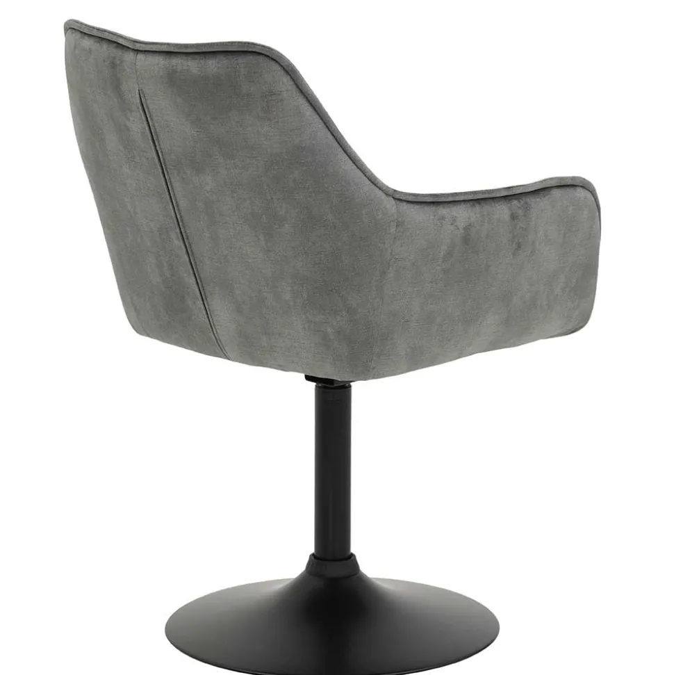 Drehbarer Armlehnenstuhl mit Tellerfuß - Odense (2er Set)